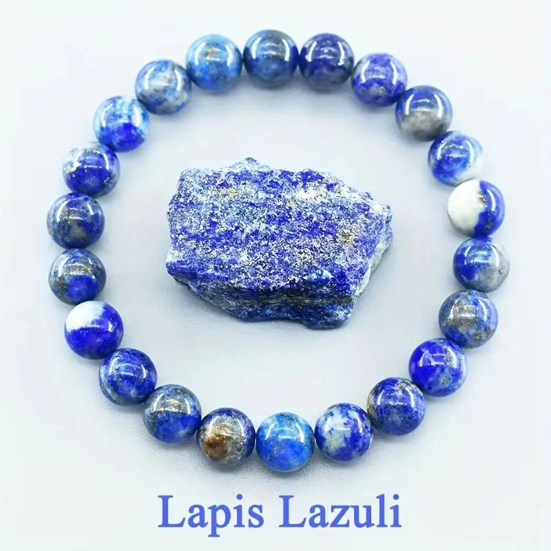 8MM Natural Epidote Zoisite Stone Bead Bracelet Homme Quartz Lava Tiger Eye Bracelet Made of Natural Stone Jewelry for Women