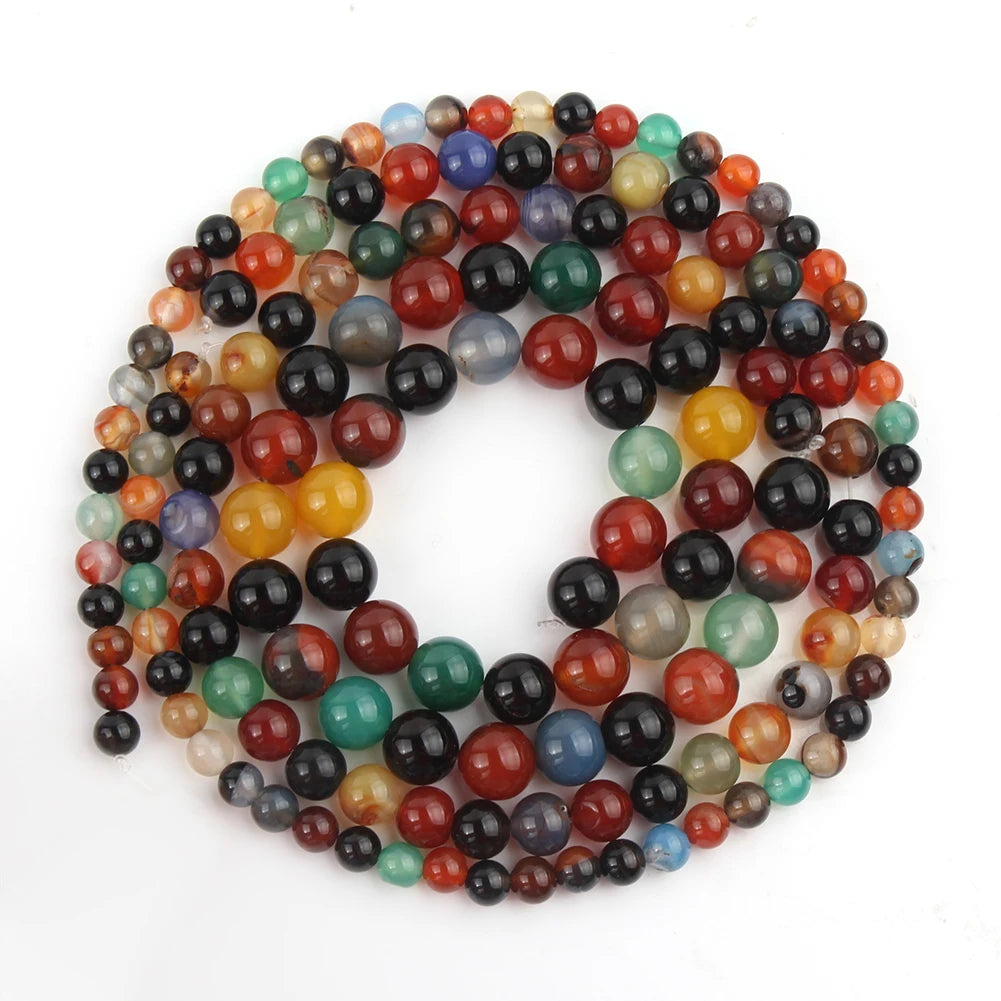 Natural Stone African Turquoises Round Loose Beads 15'' 2 3 4 6 8 10 12mm For Jewelry Making DIY Bracelet Necklace Accessories