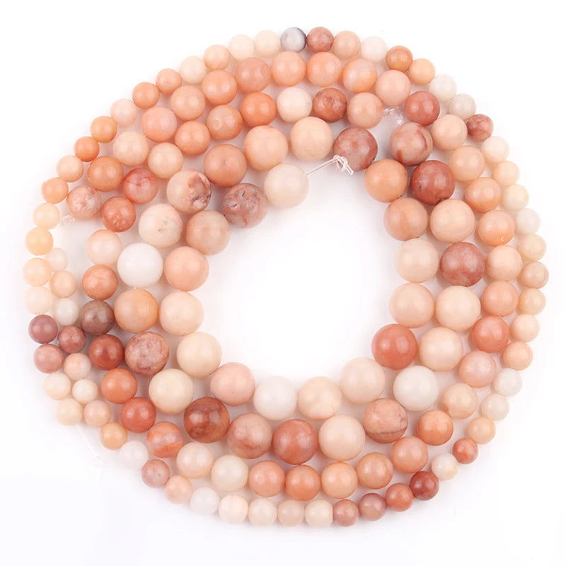 Natural Stone African Turquoises Round Loose Beads 15'' 2 3 4 6 8 10 12mm For Jewelry Making DIY Bracelet Necklace Accessories