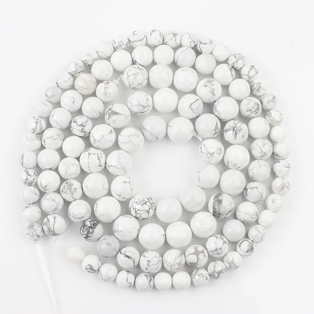 Natural Stone African Turquoises Round Loose Beads 15'' 2 3 4 6 8 10 12mm For Jewelry Making DIY Bracelet Necklace Accessories