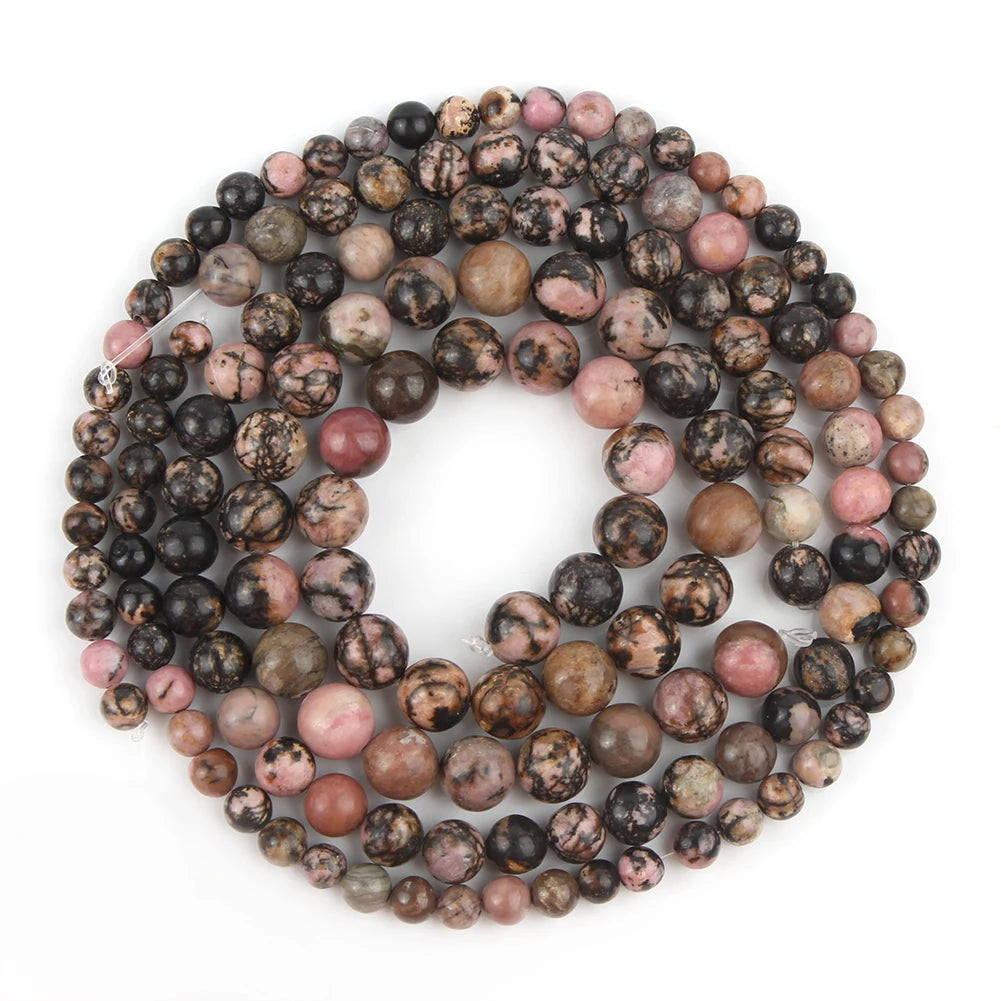 Natural Stone African Turquoises Round Loose Beads 15'' 2 3 4 6 8 10 12mm For Jewelry Making DIY Bracelet Necklace Accessories