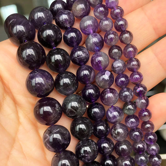 Natural Stone African Turquoises Round Loose Beads 15'' 2 3 4 6 8 10 12mm For Jewelry Making DIY Bracelet Necklace Accessories