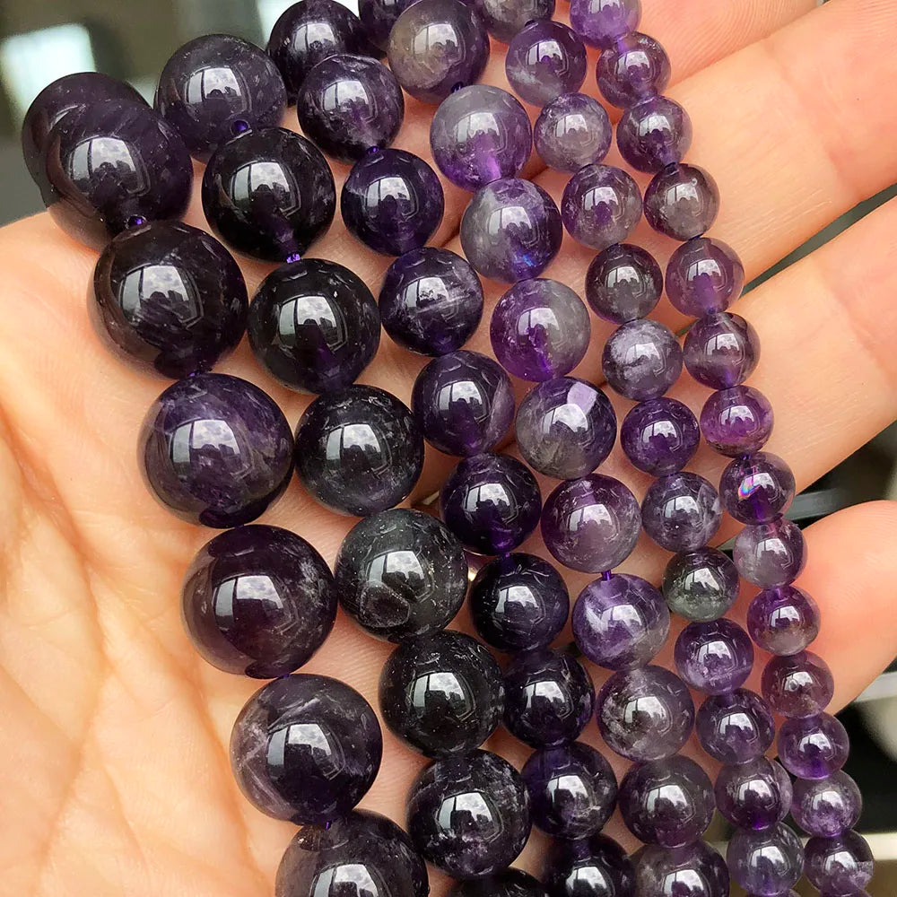 Natural Stone African Turquoises Round Loose Beads 15'' 2 3 4 6 8 10 12mm For Jewelry Making DIY Bracelet Necklace Accessories