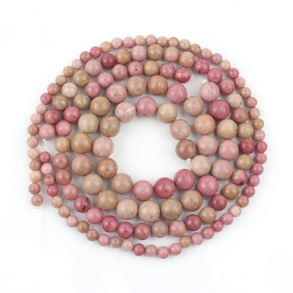 Natural Stone African Turquoises Round Loose Beads 15'' 2 3 4 6 8 10 12mm For Jewelry Making DIY Bracelet Necklace Accessories