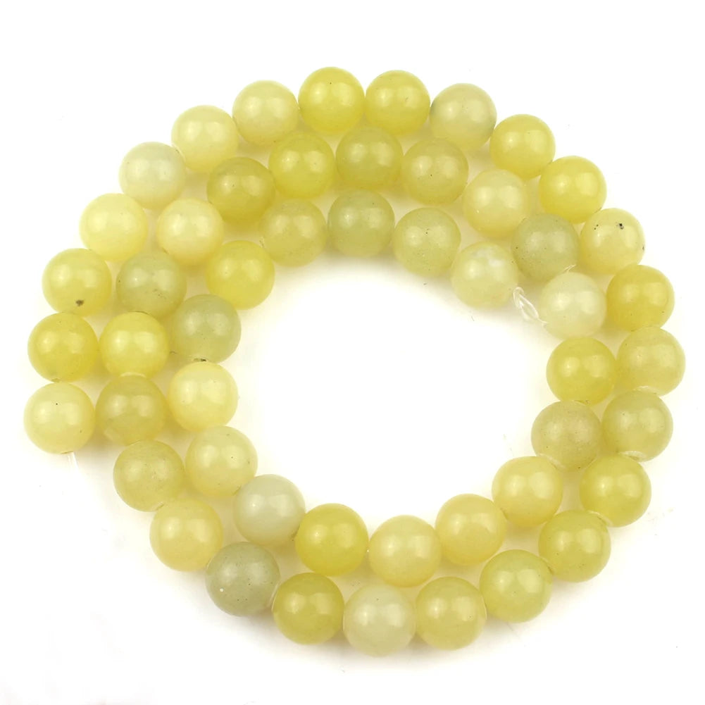 Natural Stone African Turquoises Round Loose Beads 15'' 2 3 4 6 8 10 12mm For Jewelry Making DIY Bracelet Necklace Accessories