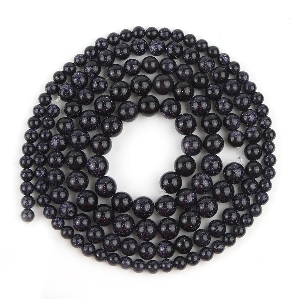 Natural Stone African Turquoises Round Loose Beads 15'' 2 3 4 6 8 10 12mm For Jewelry Making DIY Bracelet Necklace Accessories